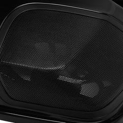 HR3 Vivid Black CVO Saddlebag Lids With 5" x 7" Speaker Cutouts For Harley Touring Models 2014-2023