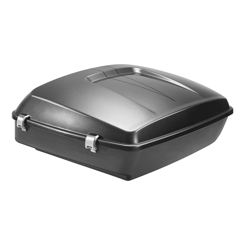 HR3 Charcoal Pearl 10.7" Chopped Style Touring Trunk Luggage For 14-24 Harley Touring