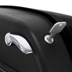 CUSTOM CHROME Vivid Black Hard Saddlebags Fit For Harley Fat Boy Breakout '18-'25