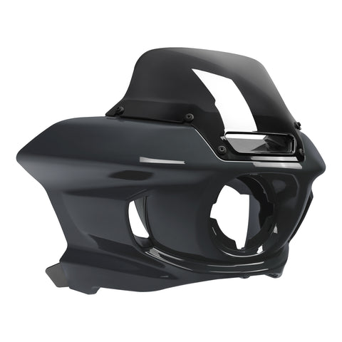 HR3 Low Rider Gunship Gray Headlight Fairing & Black Windshield Fit For Harley Low Rider ST 2022-2024