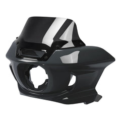 HR3 Low Rider Gunship Gray Headlight Fairing & Black Windshield Fit For Harley Low Rider ST 2022-2024