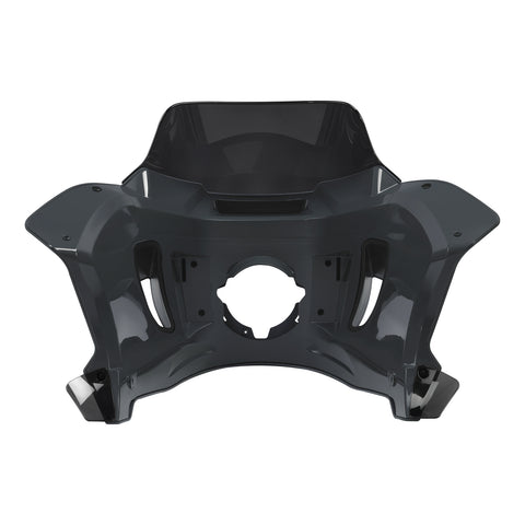 HR3 Low Rider Gunship Gray Headlight Fairing & Black Windshield Fit For Harley Low Rider ST 2022-2024