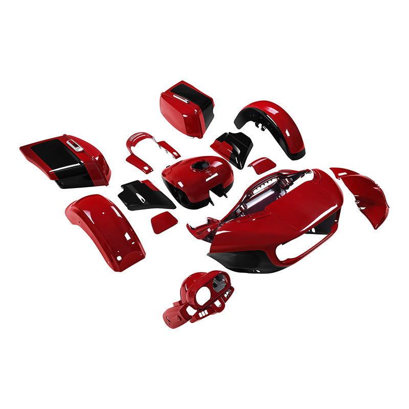 HR3 Billiard Red / Vivid Black 2021RGS Complete Body Fairing Kit For Harley Road Glide Special FLTRXS 15-23