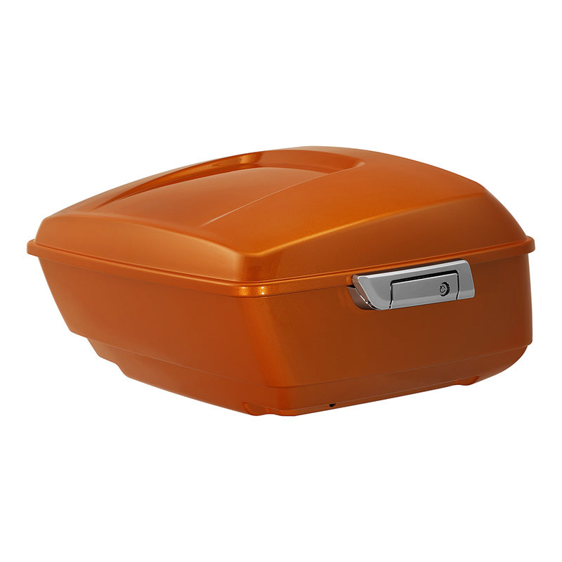 HR3 Amber Whiskey 2014SG 13.7" King Size Touring Trunk Luggage For 14-24 Harley Touring