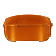 HR3 Amber Whiskey 2014SG 13.7" King Size Touring Trunk Luggage For 14-24 Harley Touring