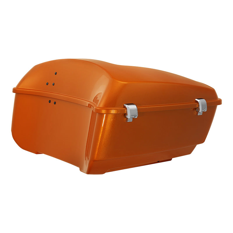 HR3 Amber Whiskey 2014SG 13.7" King Size Touring Trunk Luggage For 14-24 Harley Touring