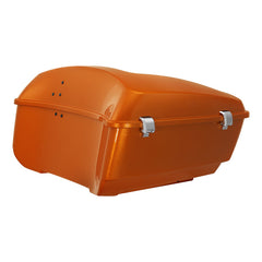 HR3 Amber Whiskey 2014SG 13.7" King Size Touring Trunk Luggage For 14-24 Harley Touring