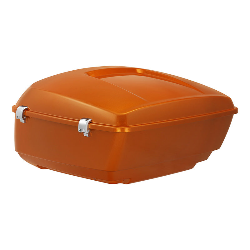 HR3 Amber Whiskey 2014SG 13.7" King Size Touring Trunk Luggage For 14-24 Harley Touring