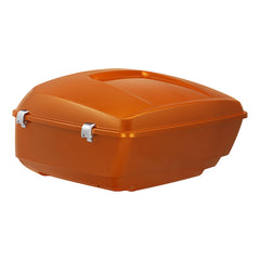 HR3 Amber Whiskey 2014SG 13.7" King Size Touring Trunk Luggage For 14-24 Harley Touring