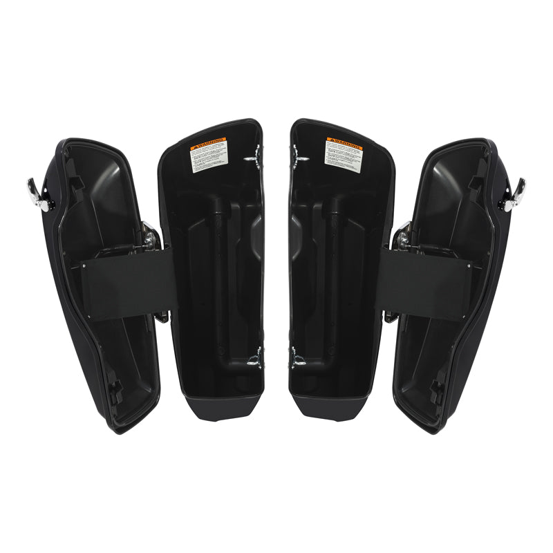 HR3 Midnight Blue CVO Stretched Saddlebags For 14-23 Harley Touring