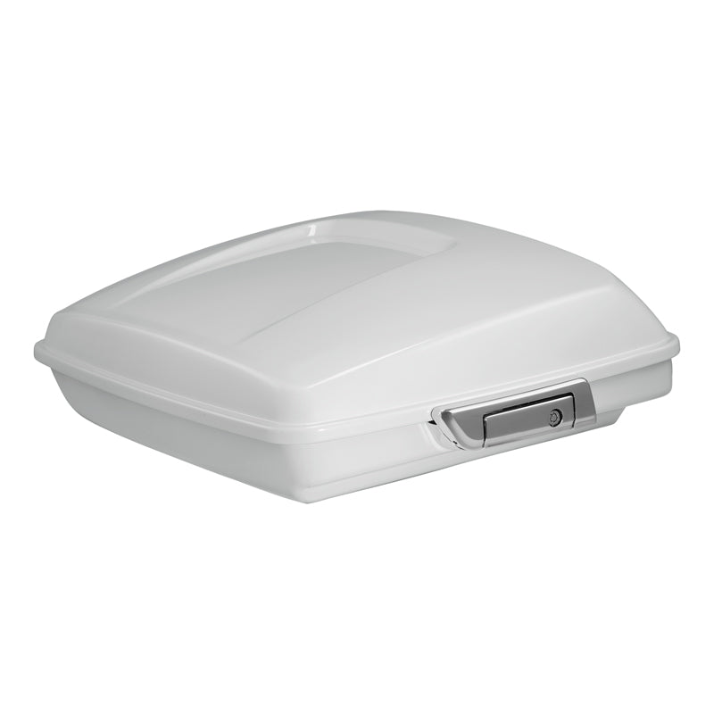 HR3 Stone Washed White Pearl 5.5" Razor Style Touring Trunk Luggage For 14-24 Touring