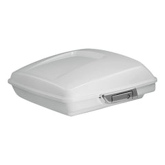 HR3 Stone Washed White Pearl 5.5" Razor Style Touring Trunk Luggage For 14-24 Touring