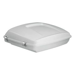 HR3 Stone Washed White Pearl 5.5" Razor Style Touring Trunk Luggage For 14-24 Touring