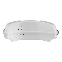 HR3 Stone Washed White Pearl 5.5" Razor Style Touring Trunk Luggage For 14-24 Touring