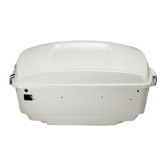 HR3 Bonneville salt denim King Size Touring Trunk Luggage with Speaker Cut Outs For 14-24 Harley Touring