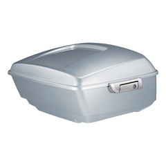 HR3 Barracuda Silver 2020UL 13.7" King Size Touring Trunk Luggage For 14-24 Harley Touring
