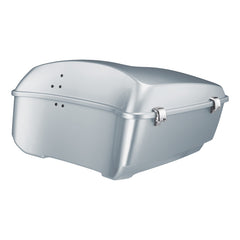 HR3 Barracuda Silver 2020UL 13.7" King Size Touring Trunk Luggage For 14-24 Harley Touring