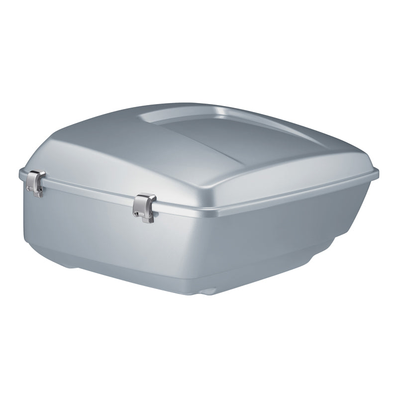 HR3 Barracuda Silver 2020UL 13.7" King Size Touring Trunk Luggage For 14-24 Harley Touring