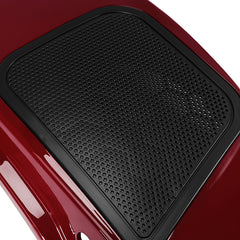 HR3 Billiard Red 6 X 9" Saddlebags Lid Speaker Cutouts W/ Grill For Harley Touring Models 2014-2023
