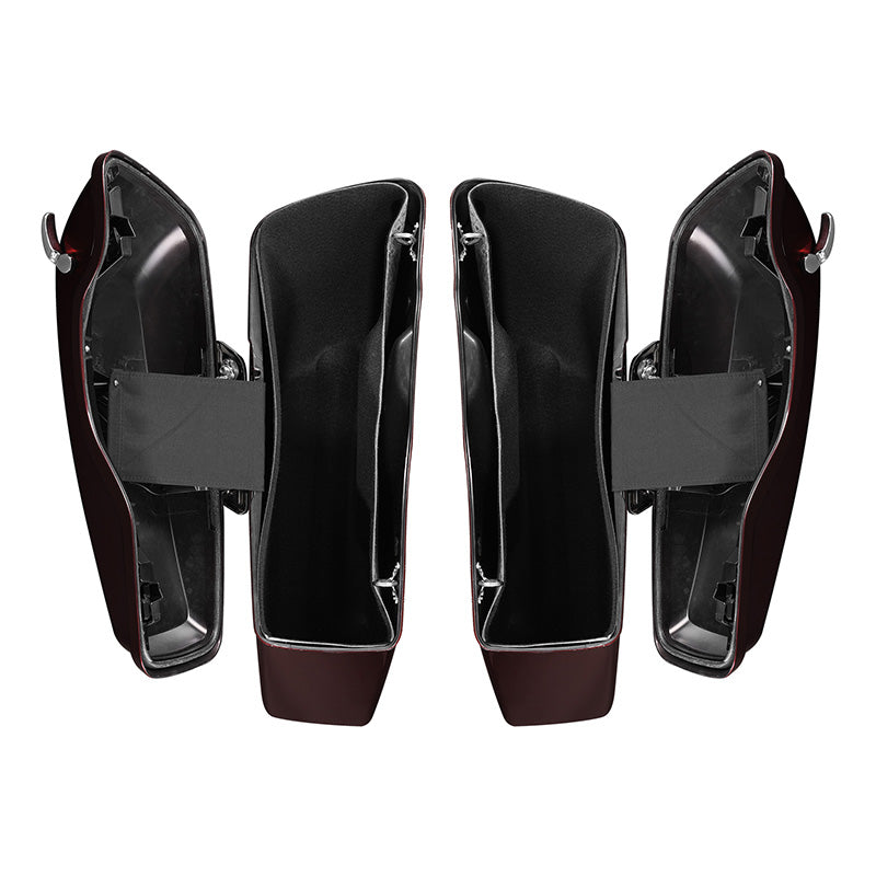 HR3Twisted Cherry Pearl Hard Saddlebags (Regular) For 14-23 Harley Touring