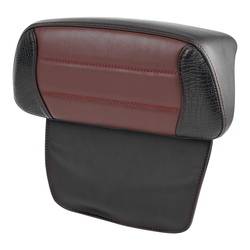 C.C. RIDER Razor Chopped Pack Trunk Backrest Passenger Backrest Pad For Harley Touring CVO Road Glide Electra Glide Road King, 2014-2025