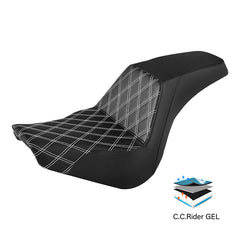 C.C. RIDER Softail Step Up Seat Softail Street Bob FXBB Standard FXST Models, 2018-2025