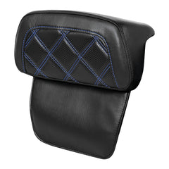 C.C. RIDER Razor Chopped Pack Trunk Backrest Passenger Backrest Pad Lattice Sititching For Harley Touring CVO Road Glide Street Glide Road King, 2014-2025