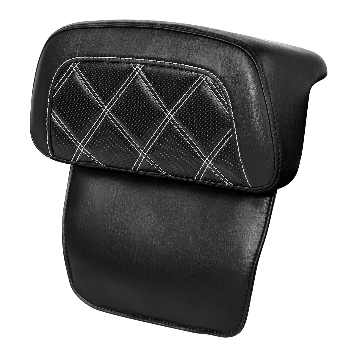 C.C. RIDER Razor Chopped Pack Trunk Backrest Passenger Backrest Pad Lattice Sititching For Harley Touring CVO Road Glide Street Glide Road King, 2014-2025