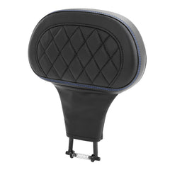 C.C. RIDER Rider Backrest 2 Up Seat Driver Backrest Pad For Harley Touring CVO Street Glide Road Glide Electra Glide Road King, 1988-2025