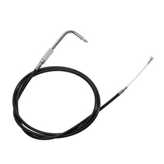 Custom Chrome 150cm Black Vinyl Throttle+Idle Cables Fit For Harley Sportster XL883 1200 02-14