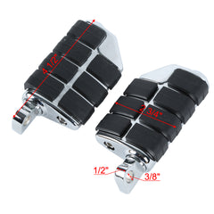 Santee Rider Passenger Highway Male Mount Footpeg Footrest Gloss Black Chrome Fit For Harley Touring Dyna