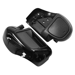 HR3 Vivid Black Vented Lower Fairing Kit For Harley Touring models 2014-2024