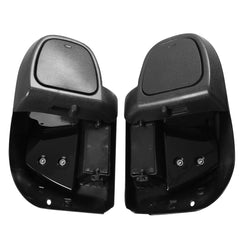 HR3 Vivid Black Vented Lower Fairing Kit For Harley Touring models 2014-2024