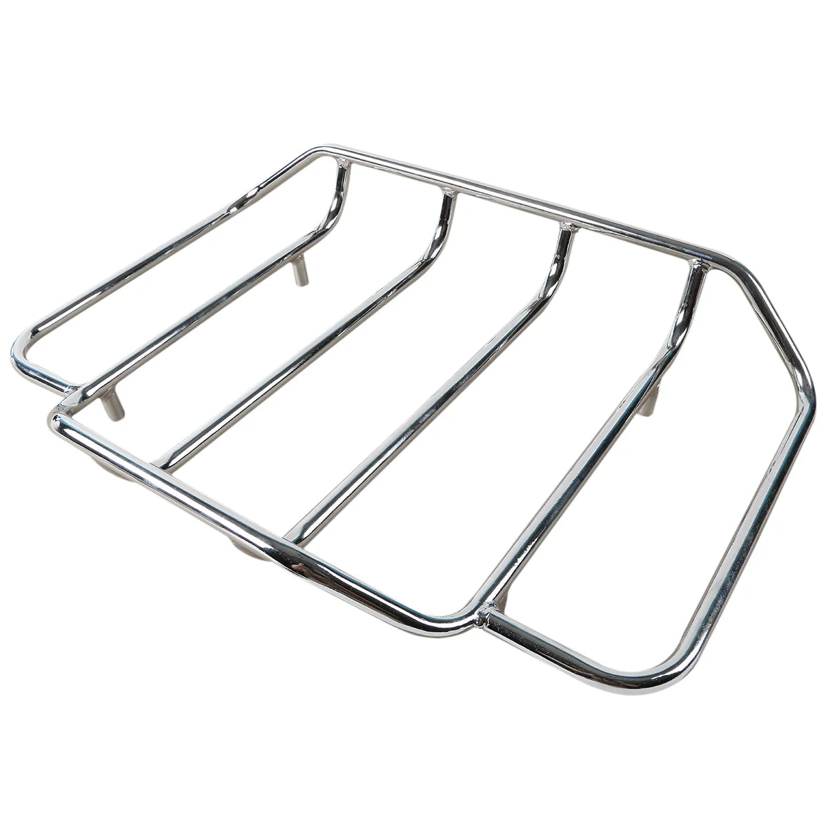 HR3 Chrome Luggage Rack Trunk Rail Top Fit For Harley King/Chopped/Razor Tour Pak Touring