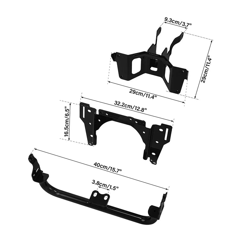 HR3 Headlight Fairing Bracket Mount Fit For Harley Softail Street Bob '18-'24