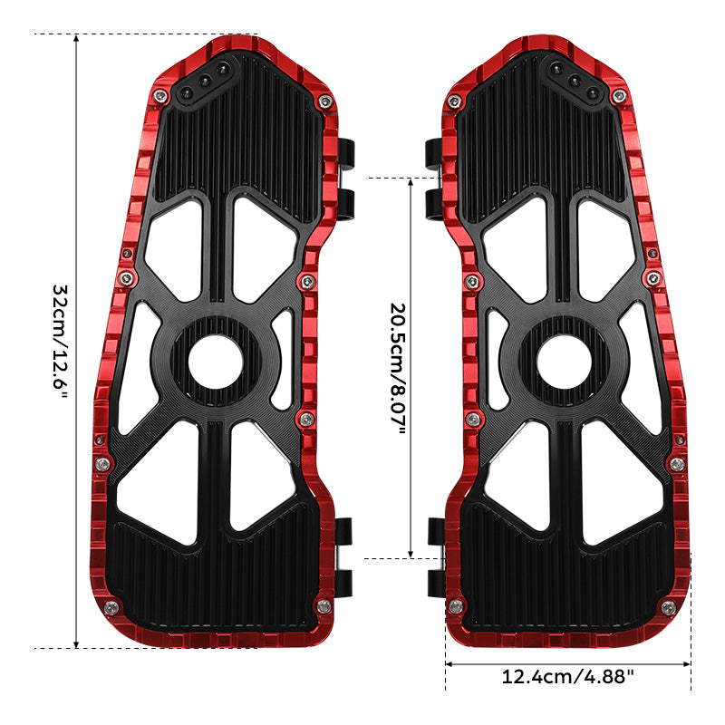 CUSTOM CHROME Front Driver Footboard Fit For Harley Touring '09-'23