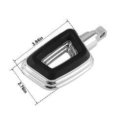 CUSTOM CHROME Male Mount Style Foot Pegs Footrest Fit For Harley Touring Softail Sportster