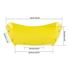 HR3 Yellow Windshield Fit For Harley Road Glide 2023-2025