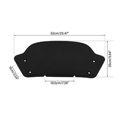 HR3 Black Windshield Fit  For Harley Street Glide 2023-2025