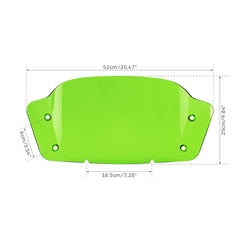 HR3 Green Windshield Fit For Harley Street Glide 2023-2025