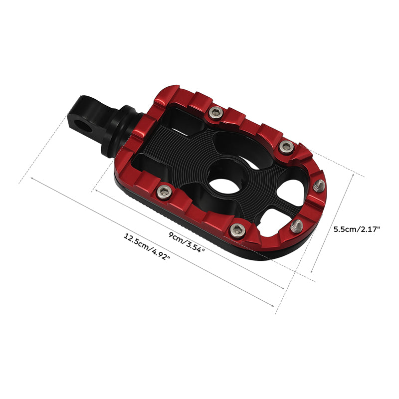 CUSTOM CHROME Passenger Footpegs Highway Pegs Footrests Fit For Harley Touring Sportster Softail