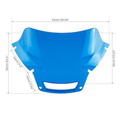 HR3 7" Blue Windshield Fit For Harley Low Rider ST FXLRST 2022-2025