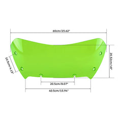 HR3 Green Windshield Fit For Harley Road Glide 2023-2025