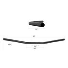 Santee 32" Wide 1” Low Handlebar Matte Black Fit For Harley 82-up with Wiring Recess