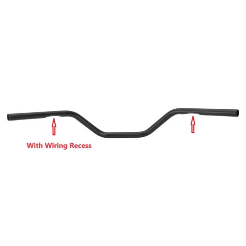 Santee 32" Wide 1” Steel Handlebars Matte Black Fit For Harley XLX with Wiring Recess