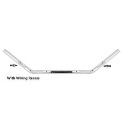 Santee 32" Wide 1” Steel Handlebars Chrome Fit For Harley XLX 82-up with Wiring Recess